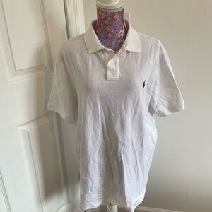 Ralph Lauren white polo shirt XL